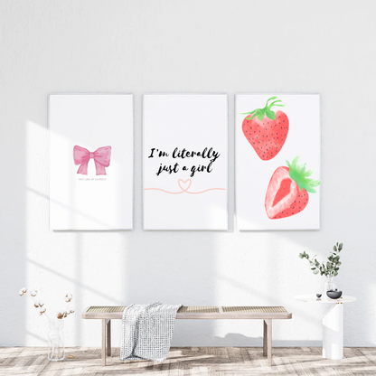 Printable Pink Aesthetic Wall Art