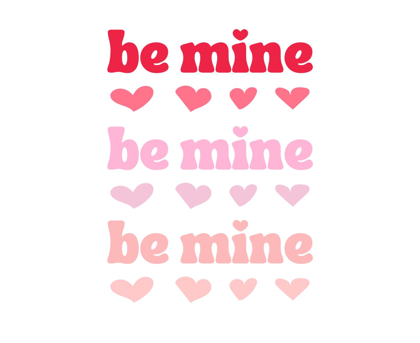 Valentines printout design